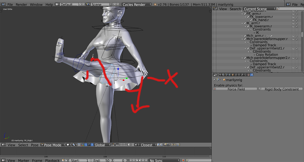 Tutu rigging? Closed - Animation and Rigging - Blender Artists Community