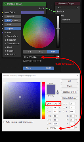 Filmic vs AgX hue mismatch - true color