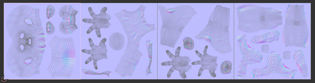 Seams on character from normal map, that don't show on the normal map ...