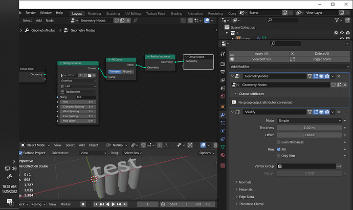 Keyframing string of Text object - Animation and Rigging - Blender ...