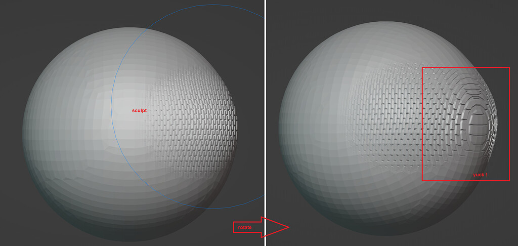 Sculpting - brush not using object normal at all - Modeling - Blender ...
