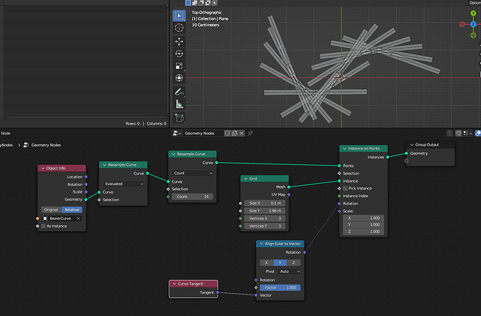 Geonodes: Please help me with aligning my instances with an external ...