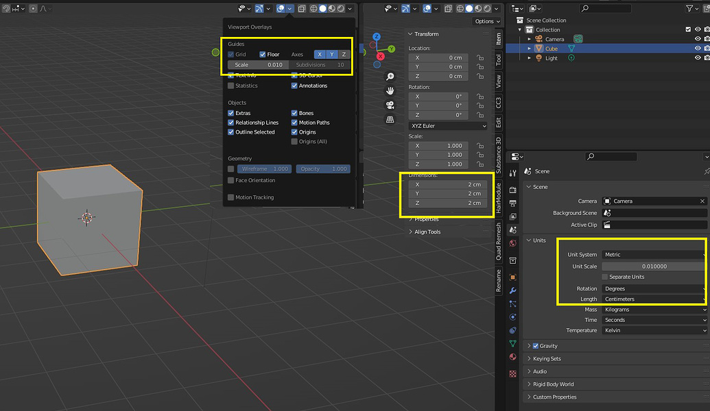 What is recommended Unit Scale? - Basics & Interface - Blender Artists ...