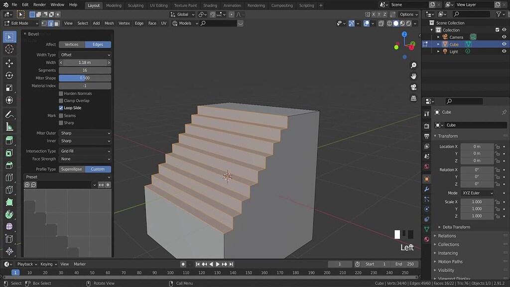 Simple way to make stairs in blender - Tutorials, Tips and Tricks ...