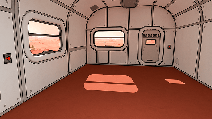 Modular Space Base - Cartoon Style - Finished Projects - Blender ...