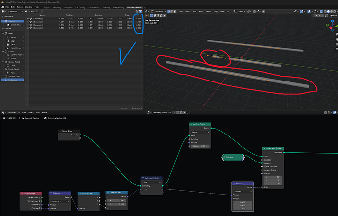Scale instances based on mesh edge length - Modeling - Blender Artists ...