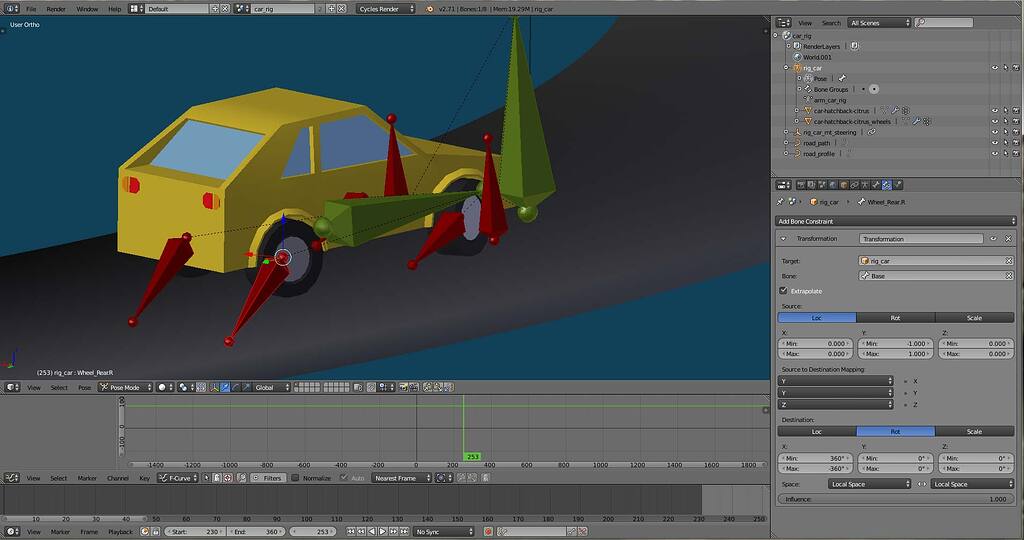 Car Rig Wheel Woes (say it three times fast) - Animation and Rigging ...
