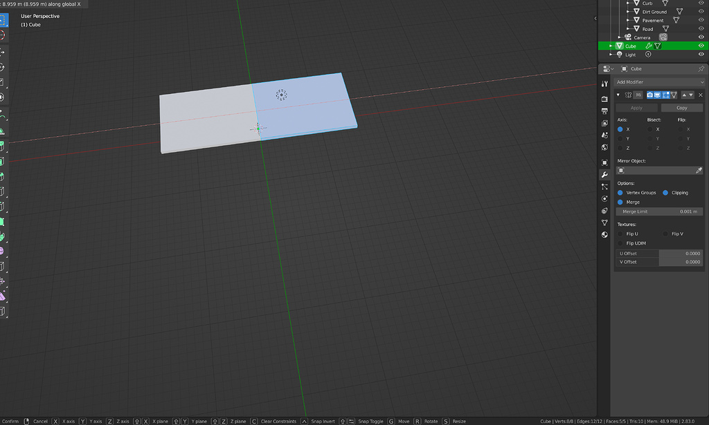 Driving me nuts! Moving a mirrored object - Modeling - Blender Artists ...