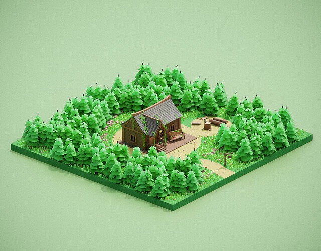 lumberjack house