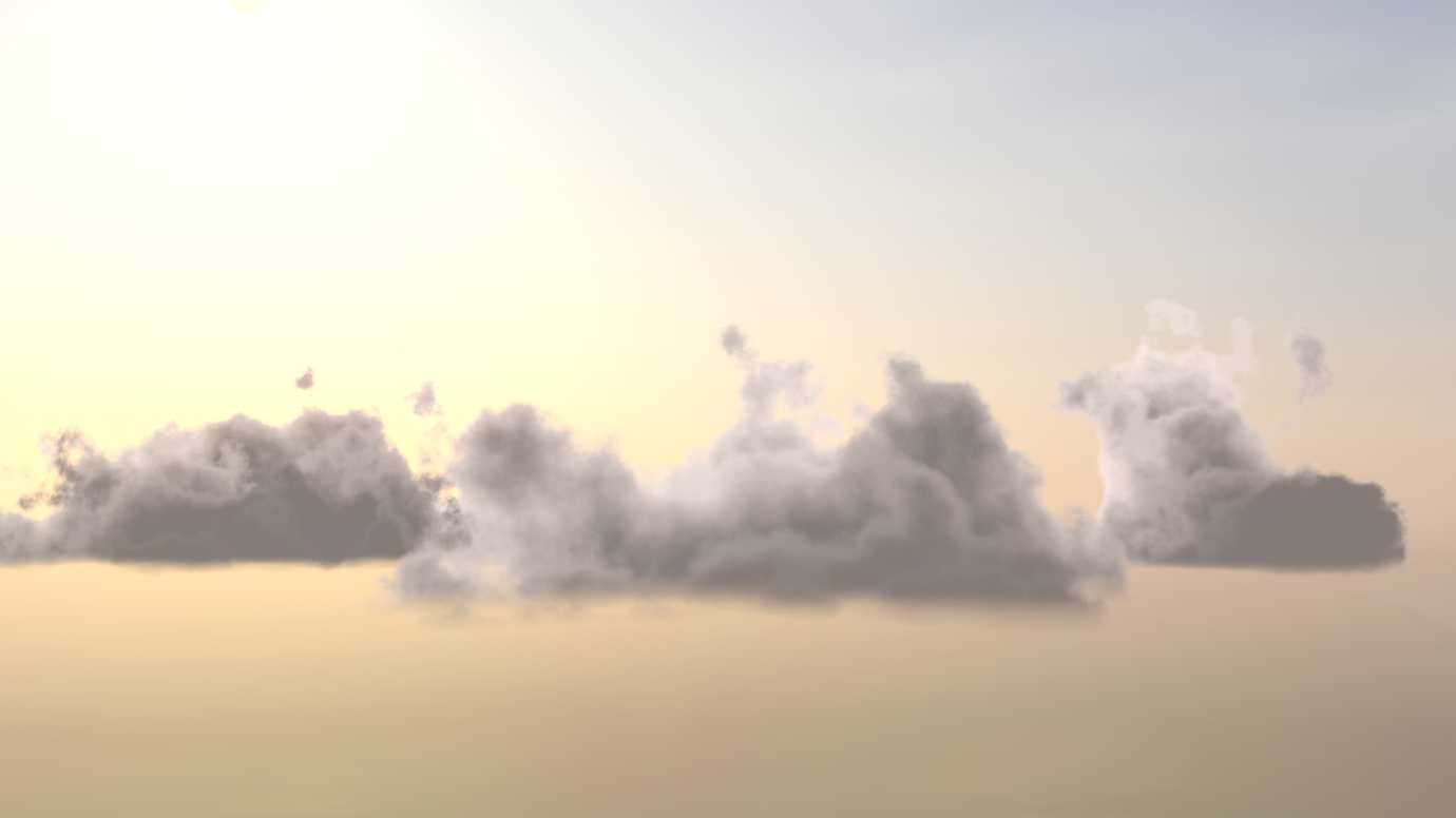Faking Volumetric Clouds in Cycles [Ultra fast 1 sample rendering with ...
