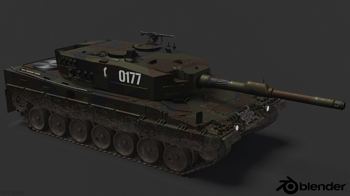 Leopard2A4-PolishArmedForces-sidevw