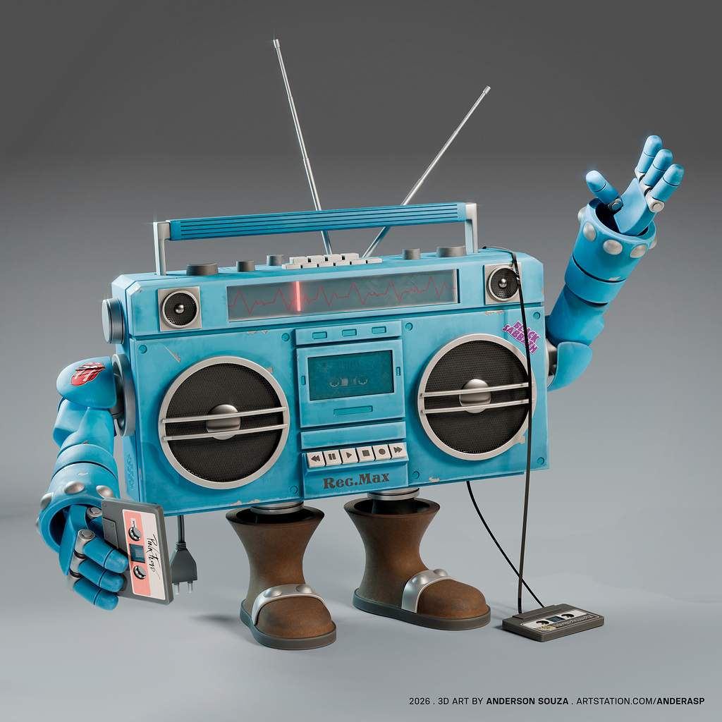 Rec Max - A Little Robot With a Rock ‘n’ Roll Soul