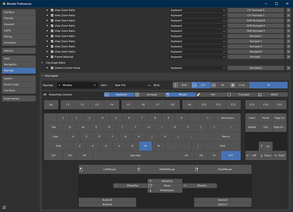 Keymapper - Graphical Keymap Editor (WIP) - Released Scripts And Themes ...