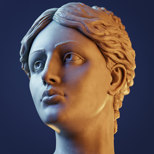 Female Bust Statue 7