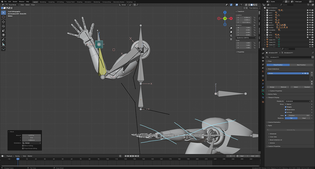 Help with rigging a robotic arm - Animation and Rigging - Blender ...