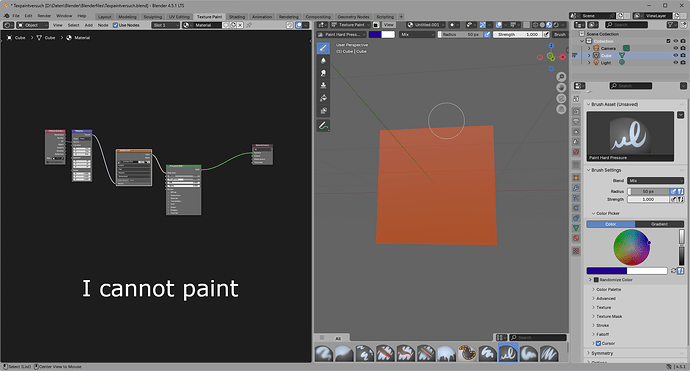 I cannot texture paint in 4.51 Dont find texture slots - Basics ...