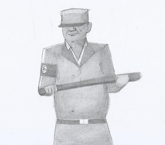 6. Fat Nazi Officer (cropped)