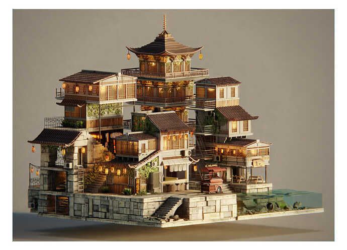 Japanese Diorama-II