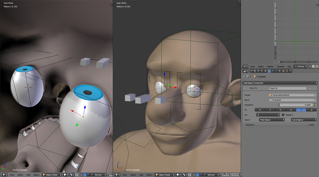 Problem rigging eyes with Track To - Animation and Rigging - Blender ...