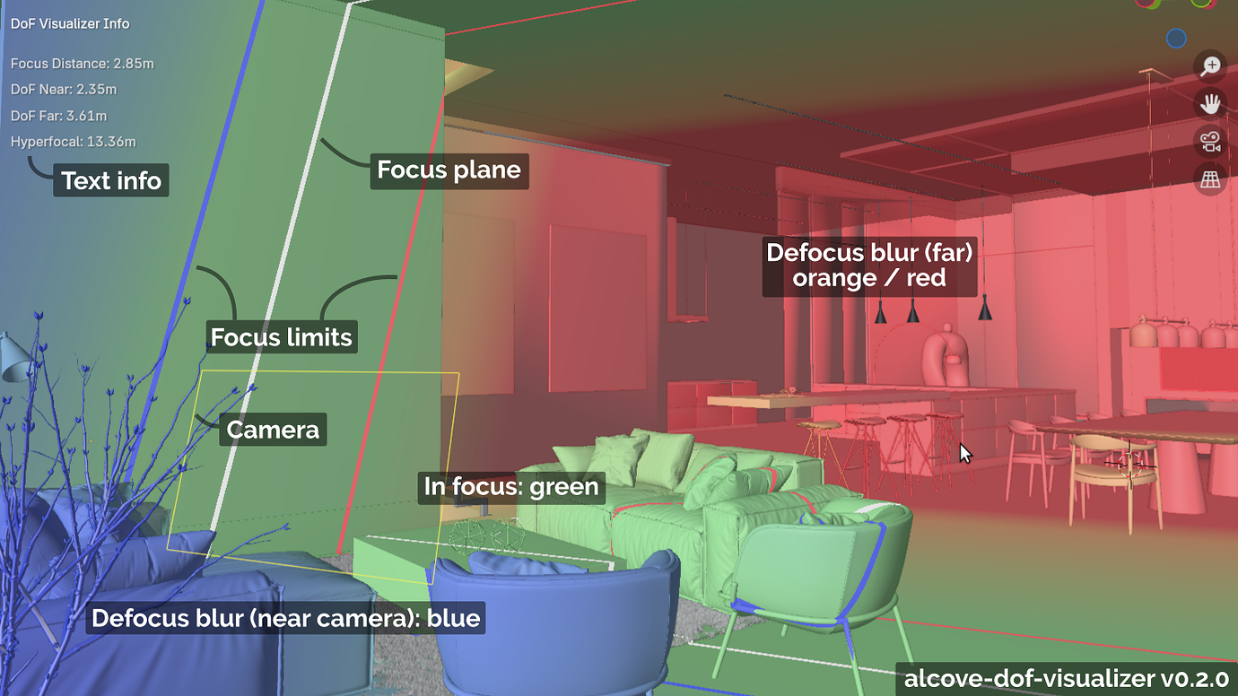 [Addon] DoF Visualizer - See your camera's depth of field from any ...