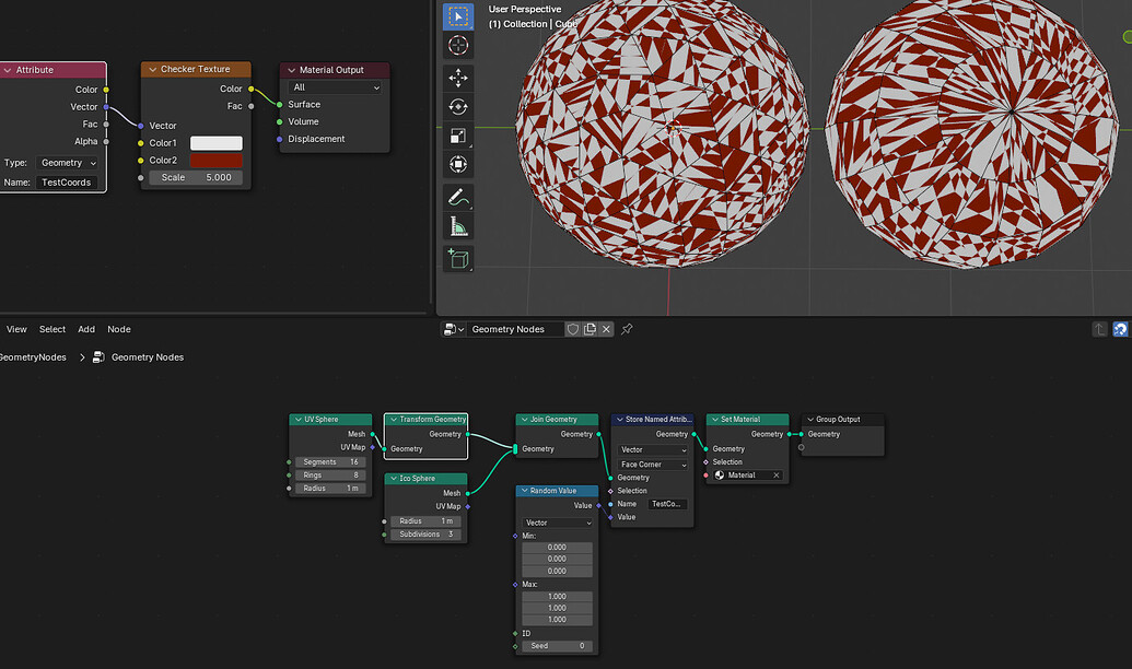 "Texture Map" vs " Texture Space" in Geometry nodes - Basics ...