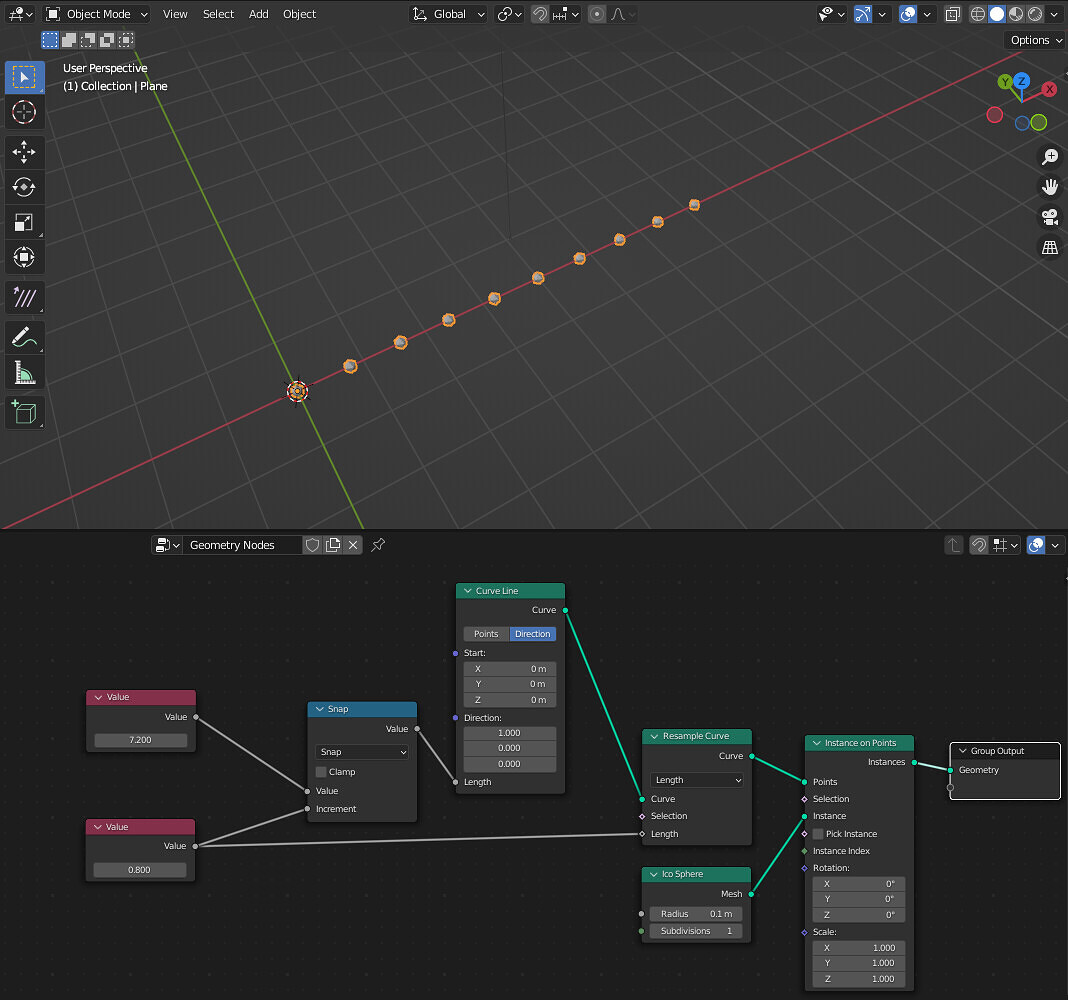 Geometry nodes Line curve help - Animation and Rigging - Blender ...