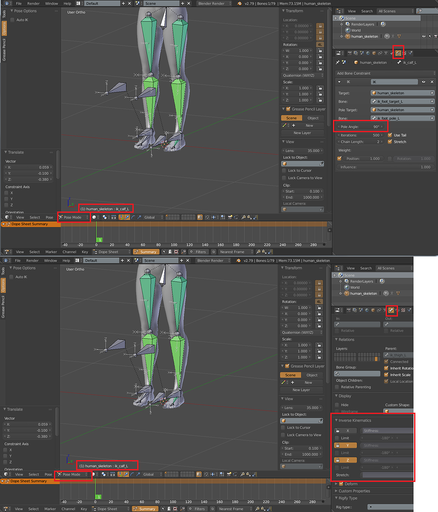 HELP - Rigging Ik Legs, Wrong Rotation Problem - Animation And Rigging ...