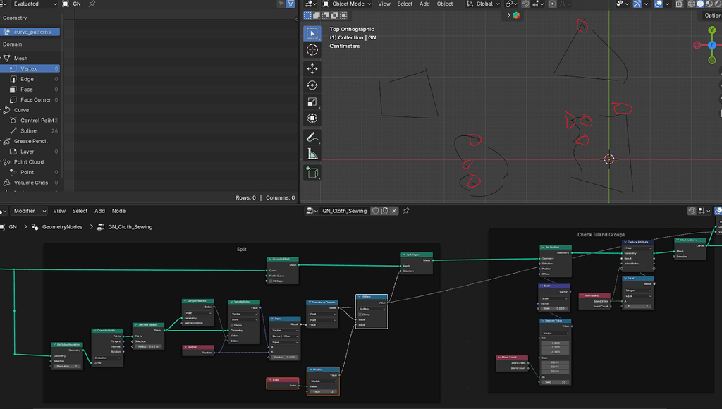 Split multiple Curves by handle points issues - Modeling - Blender ...