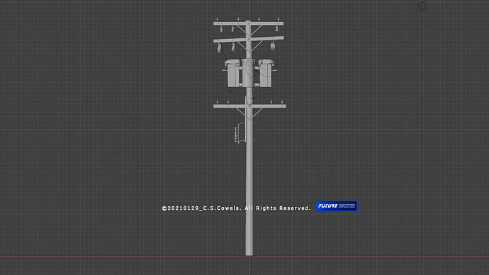 20210129_WIP_UtilityPole_CSCowels-Front-Full_Model