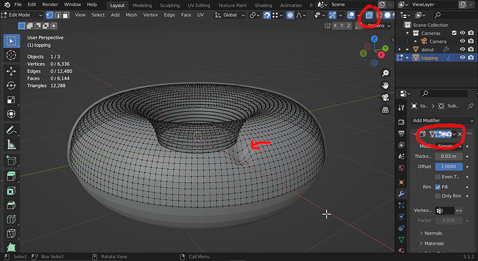 hole edit mode xray 1