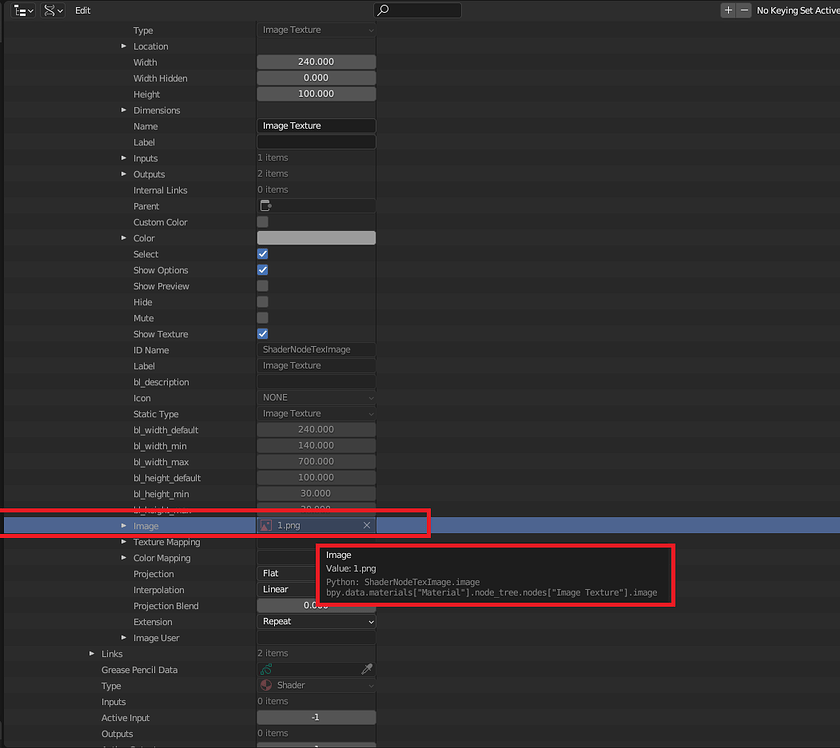 Getting the texture path for the active material - Python Support ...