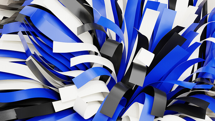 Abstract Ribbons Blender 🔥Creating Cinematic Ribbon Motion Graphics in Blender 5.0 - Tutorial ...