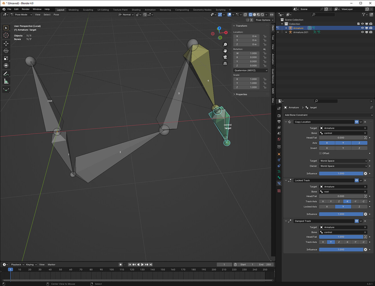 Rig a robot arm - with rotation - Animation and Rigging - Blender ...