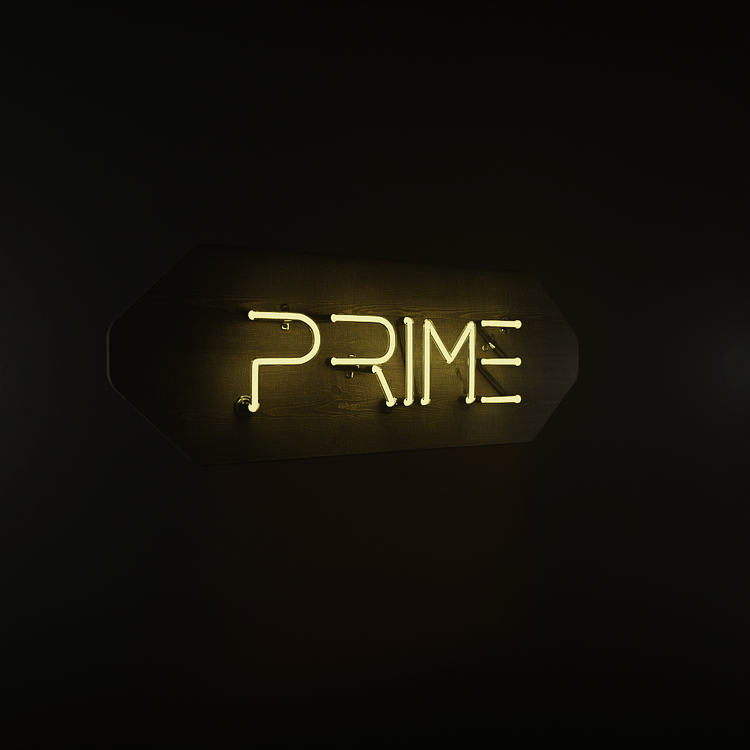 3 Prime Sign 2023/020 Prime Logo Monument Neon Sign - Works in Progress - Blender ...