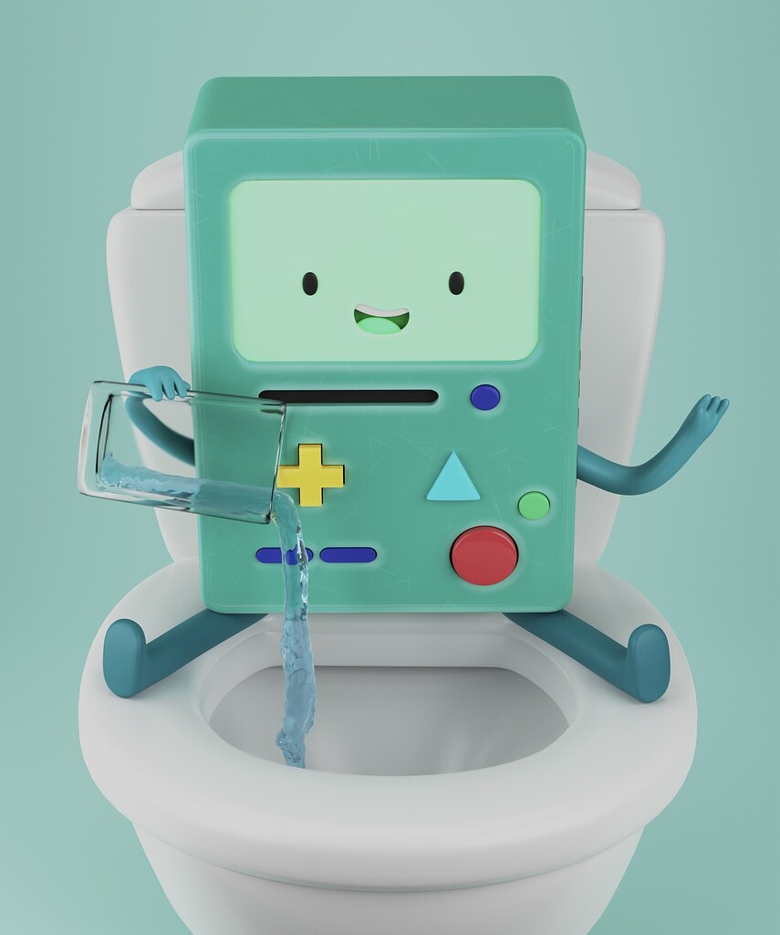 bmo adventure time bathroom