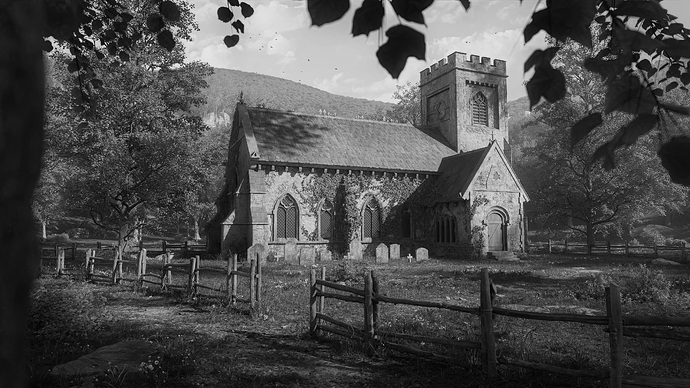 Pastoral Reverie Edited1 BnW 4K