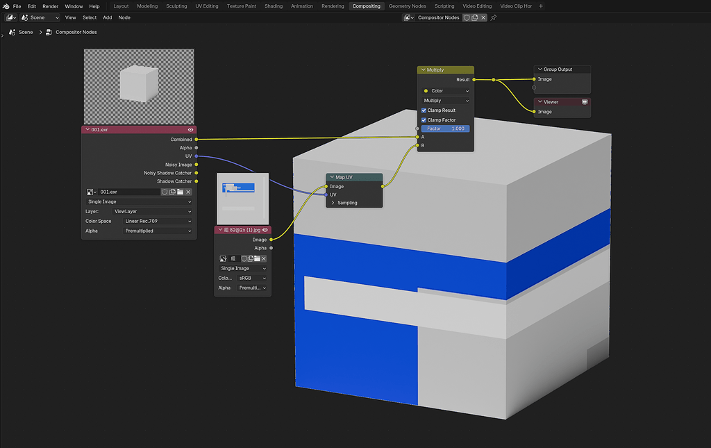 Texture remapping with UV Pass in Blender compositor causes jagged ...
