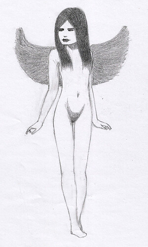 1. Angel (full body, cropped, darkened)