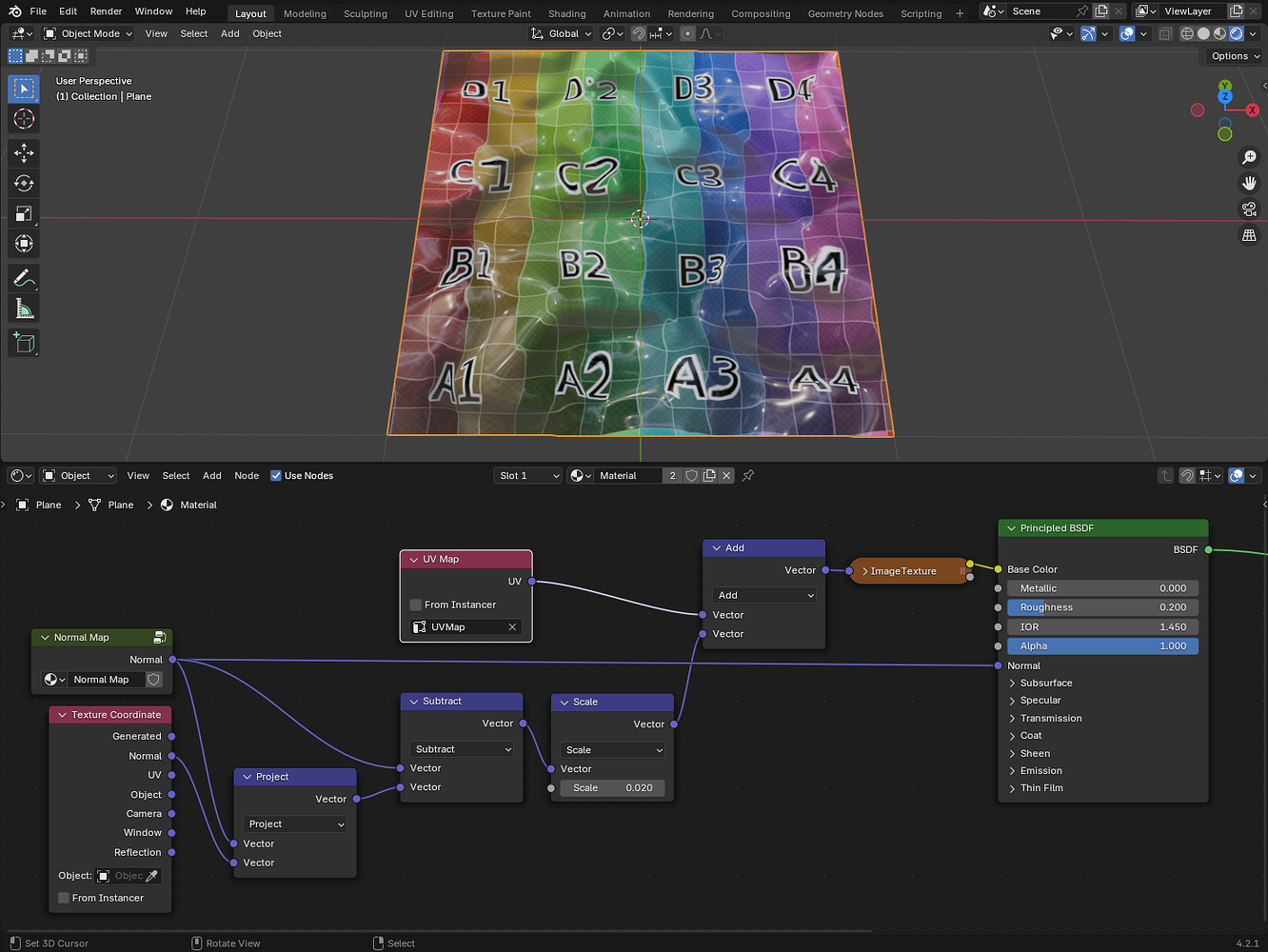 Is it possible to distort a diffuse map with a normal map? - #6 by ...