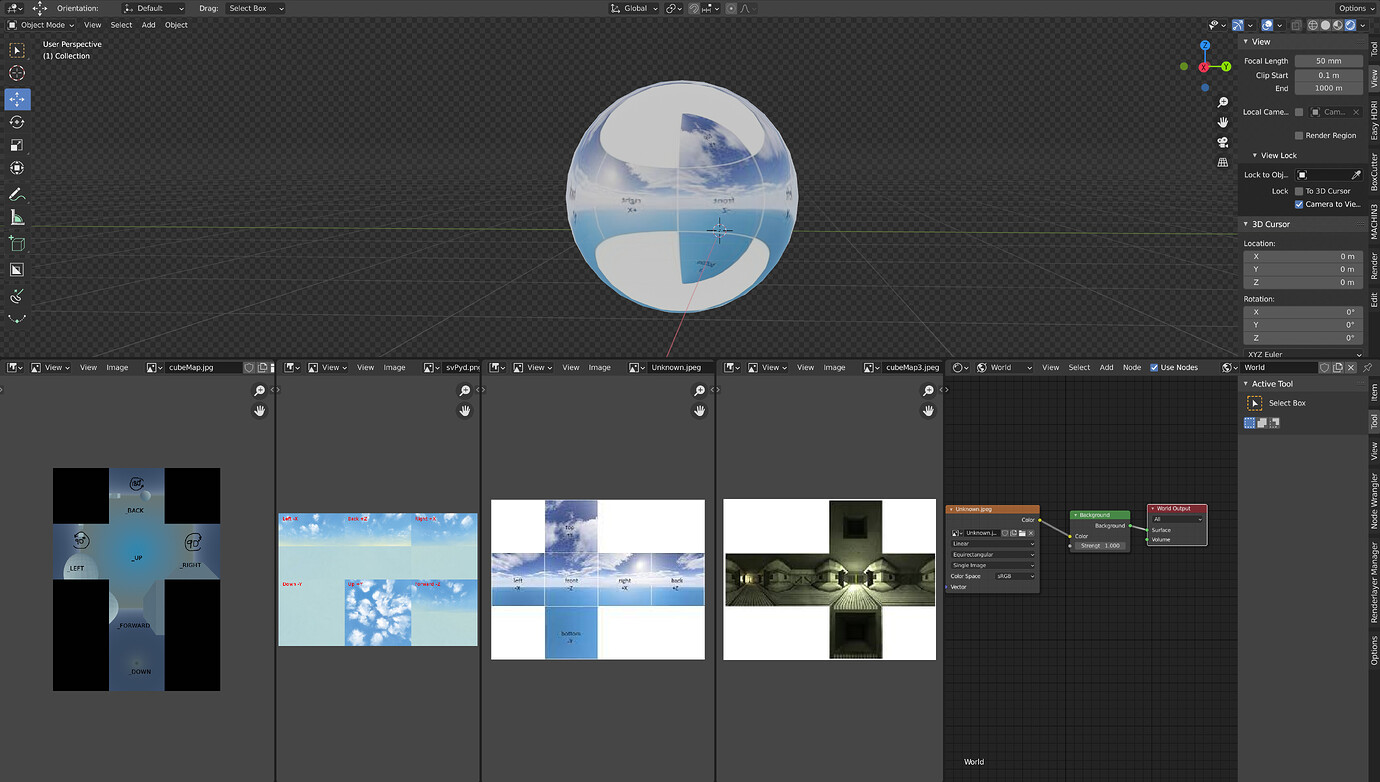 Cubic Environment Proper cubic environment layout - Lighting and Rendering - Blender ...