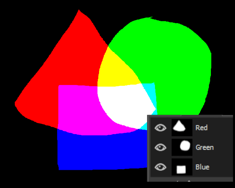 How do you render objects/layers into separate RGB color channels ...