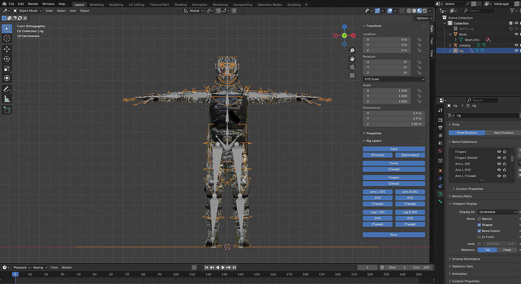 Rigify Rig Front Problem with generating rig in rigify - Animation and Rigging - Blender ...
