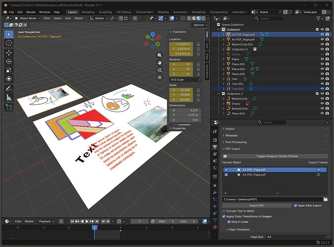 Export PDF add-on - Released Scripts and Themes - Blender Artists Community