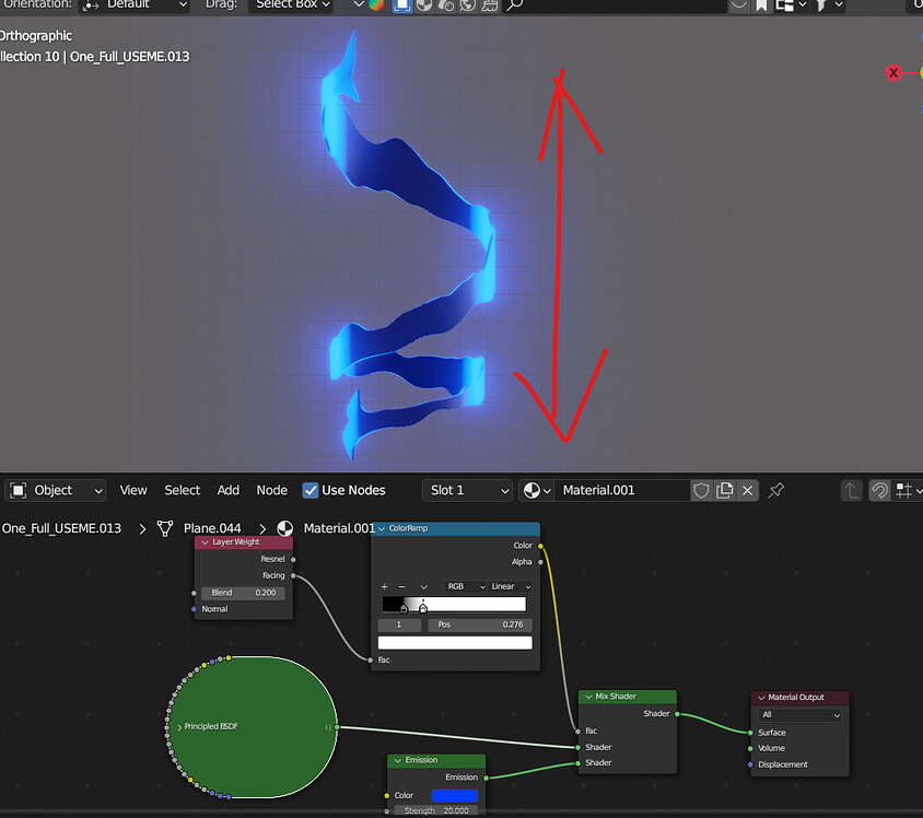 Blender Rim Inlet Rim light around complex transparent meshes? (Fresnel doesn't work ...