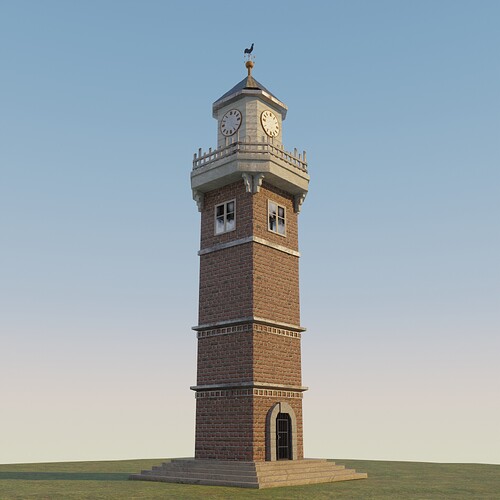 Clock Tower Render 1