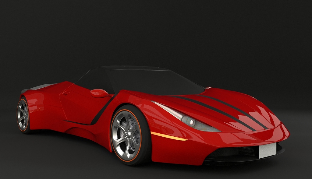 Ferrari F21 my own concept car - I sure - Works in Progress - Blender ...