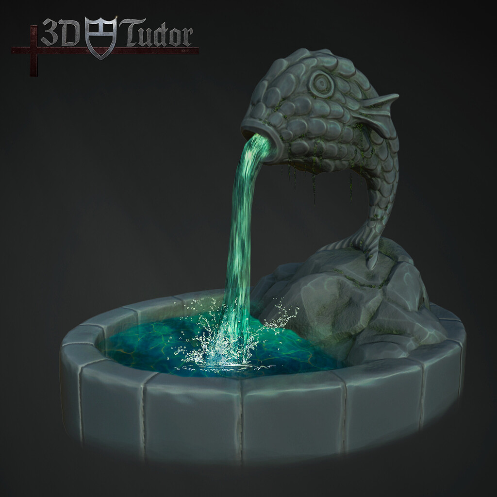 sculpted water zbrush