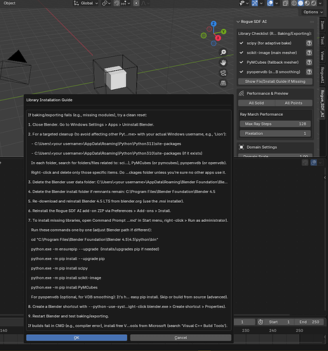 Libraries for Bake