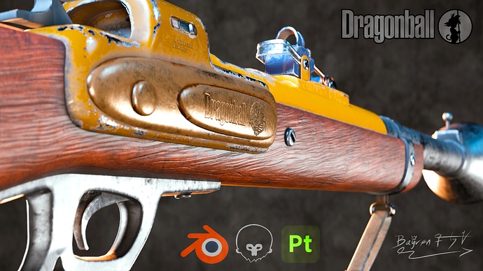 Bulma's Gun - Dragon Ball (Rifle/Musket Kakae Zutsu) - Finished ...