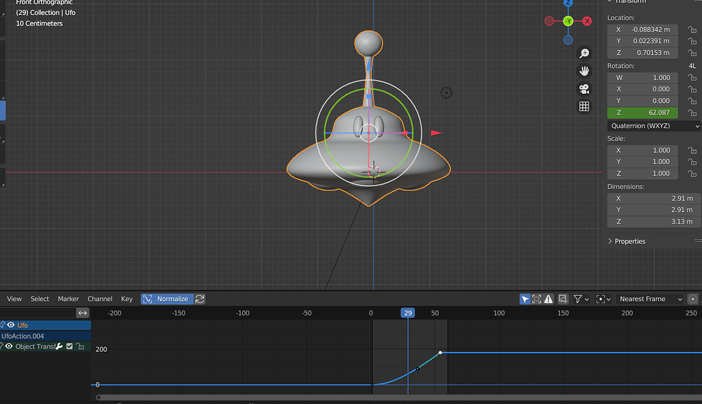 Rotation Animation Slows Down Towards The End, Towards Approaching The ...